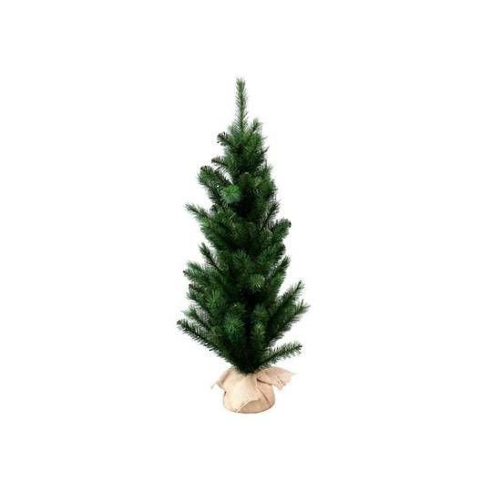 Flocked Green Tree Large 100cm